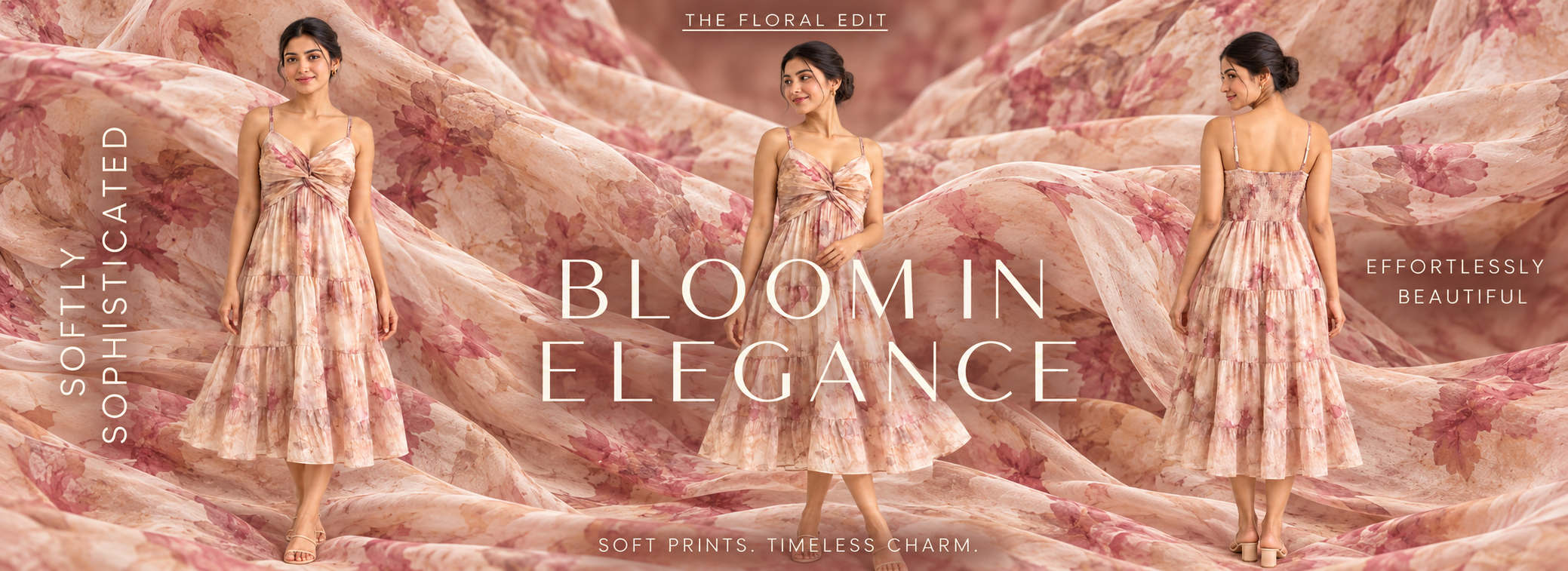 The Floral Edit — Bloom in Elegance, soft prints